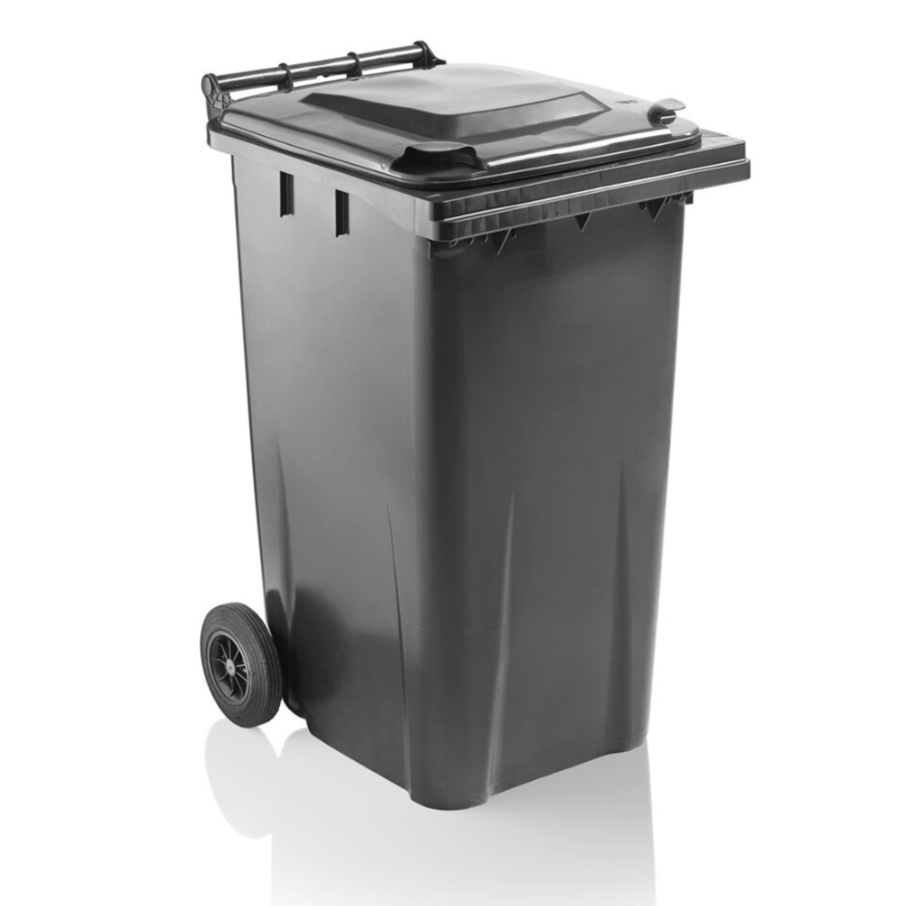 240 Litre Wheelie Bins - black