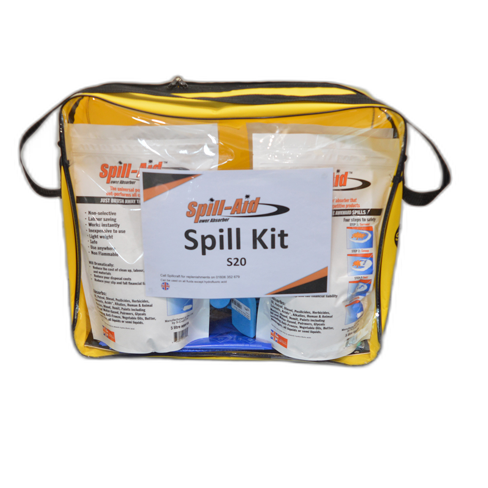 Spill Aid Super Absorbent Spill Kit - 20 Litre