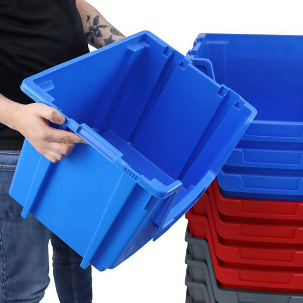 Stackable Open Fronted Plastic Pick Bins - 50 Litre