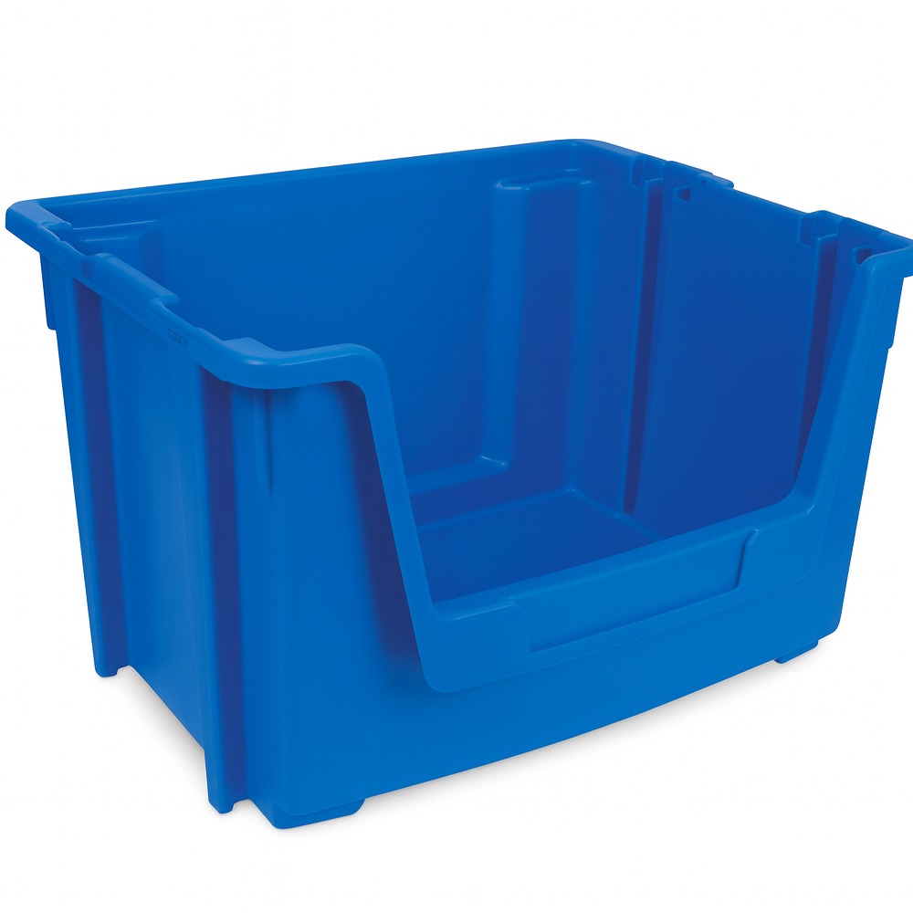 Stackable Open Fronted Plastic Pick Bins - 50 Litre
