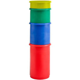Stackable Waste Bins - red, blue, green, yellow