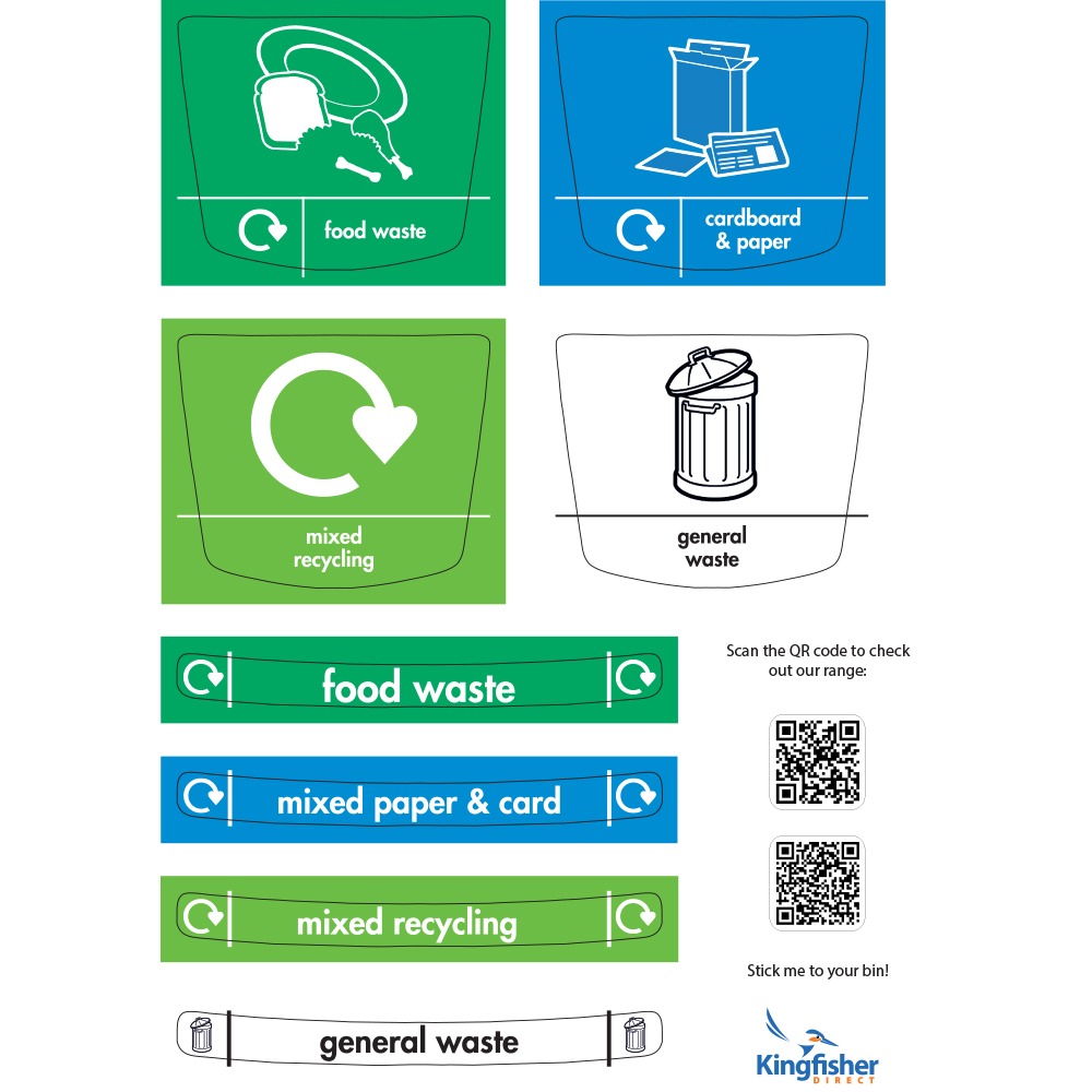 Slimline Kitchen Rubbish Bin - 36L