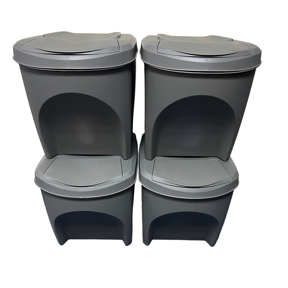 Multiple Use Container Lid Stackable Multi-Purpose Container with Easy Access Lid - 25 Litres ...