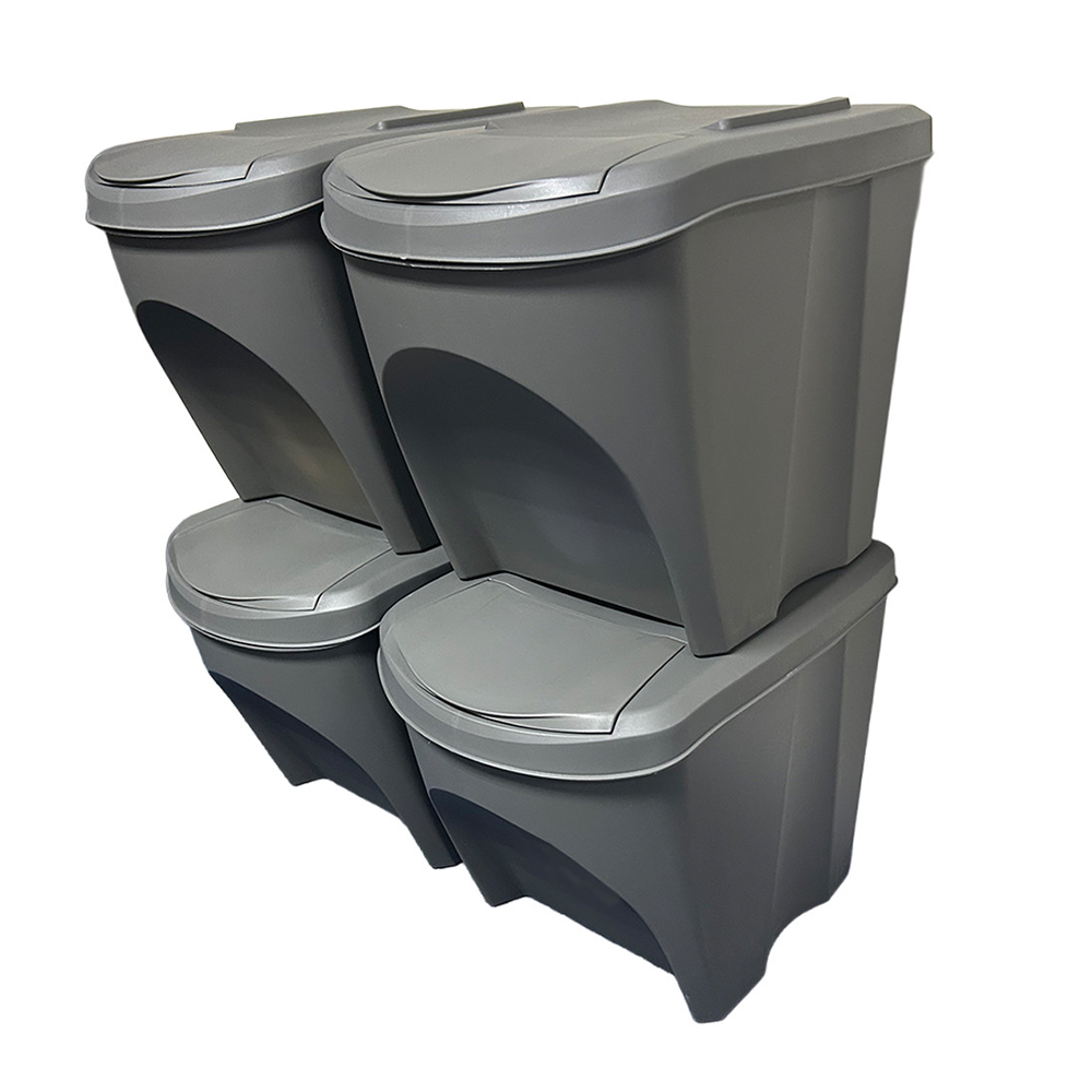 Multiple Use Container Lid Stackable Multi-Purpose Container with Easy Access Lid - 25 Litres ...