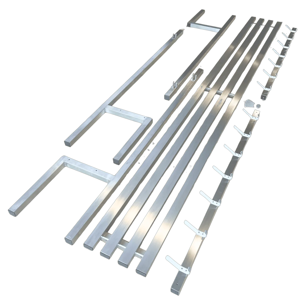 Stainless Steel Single Side Changing Room Bench Seat