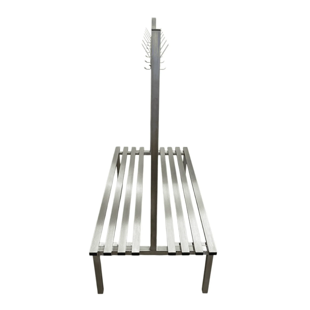 Stainless Steel Double Side Changing Room Bench Seat