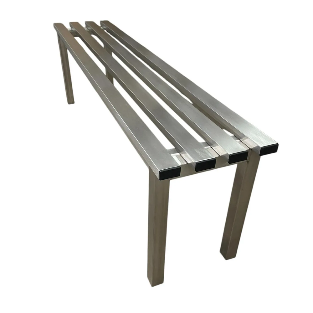 Stainless Steel Changing Room Bench Seat