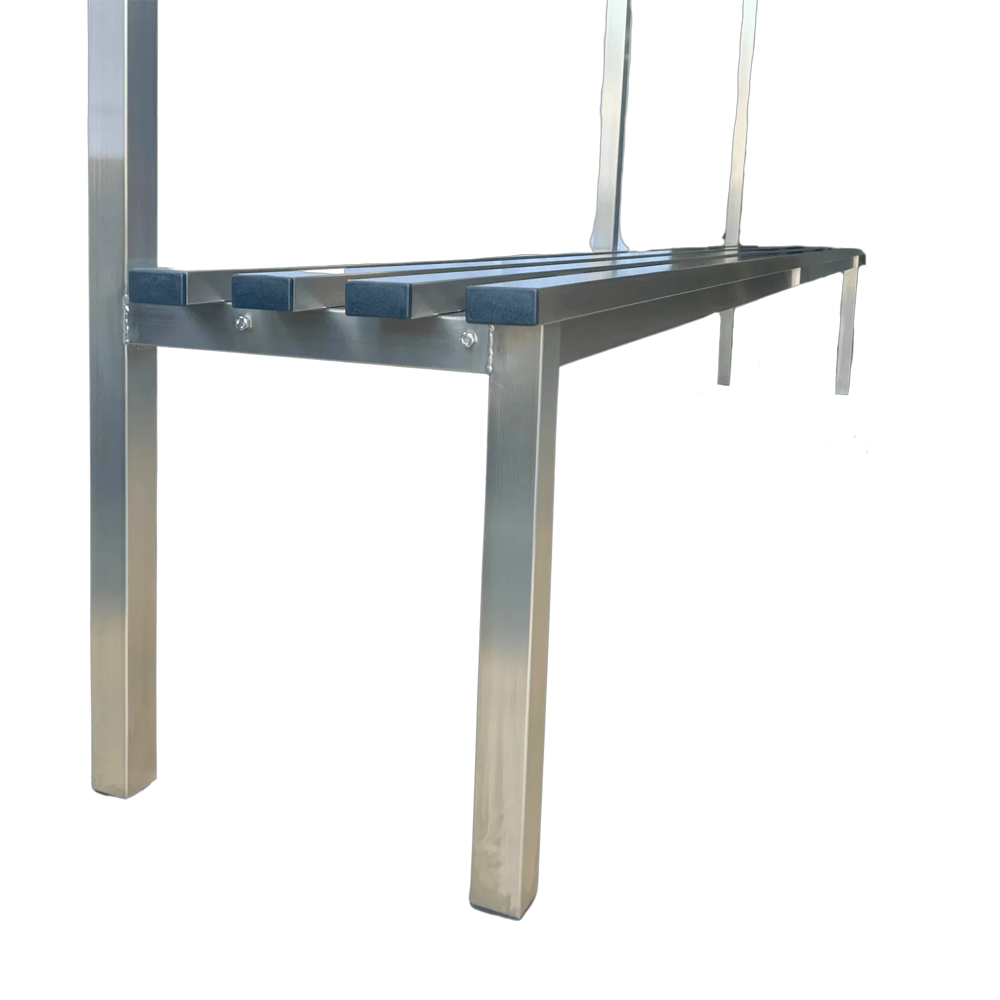 Stainless Steel Single Side Changing Room Bench Seat