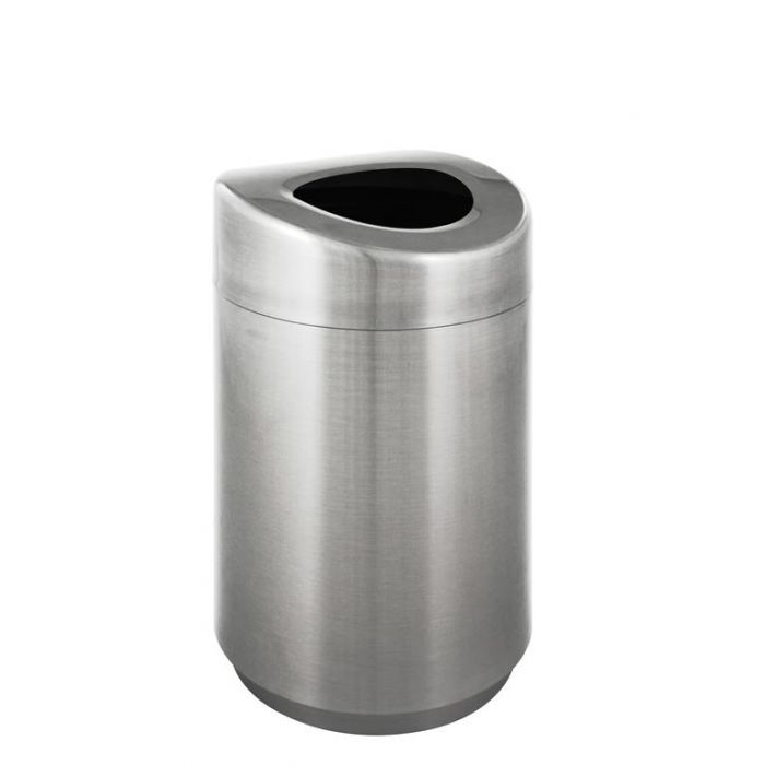 Stainless Steel 120 Litre Open Top Litter Bin 