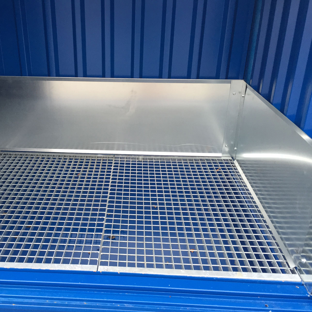 Steel Bunded Store for 4 IBC / 16 Drums