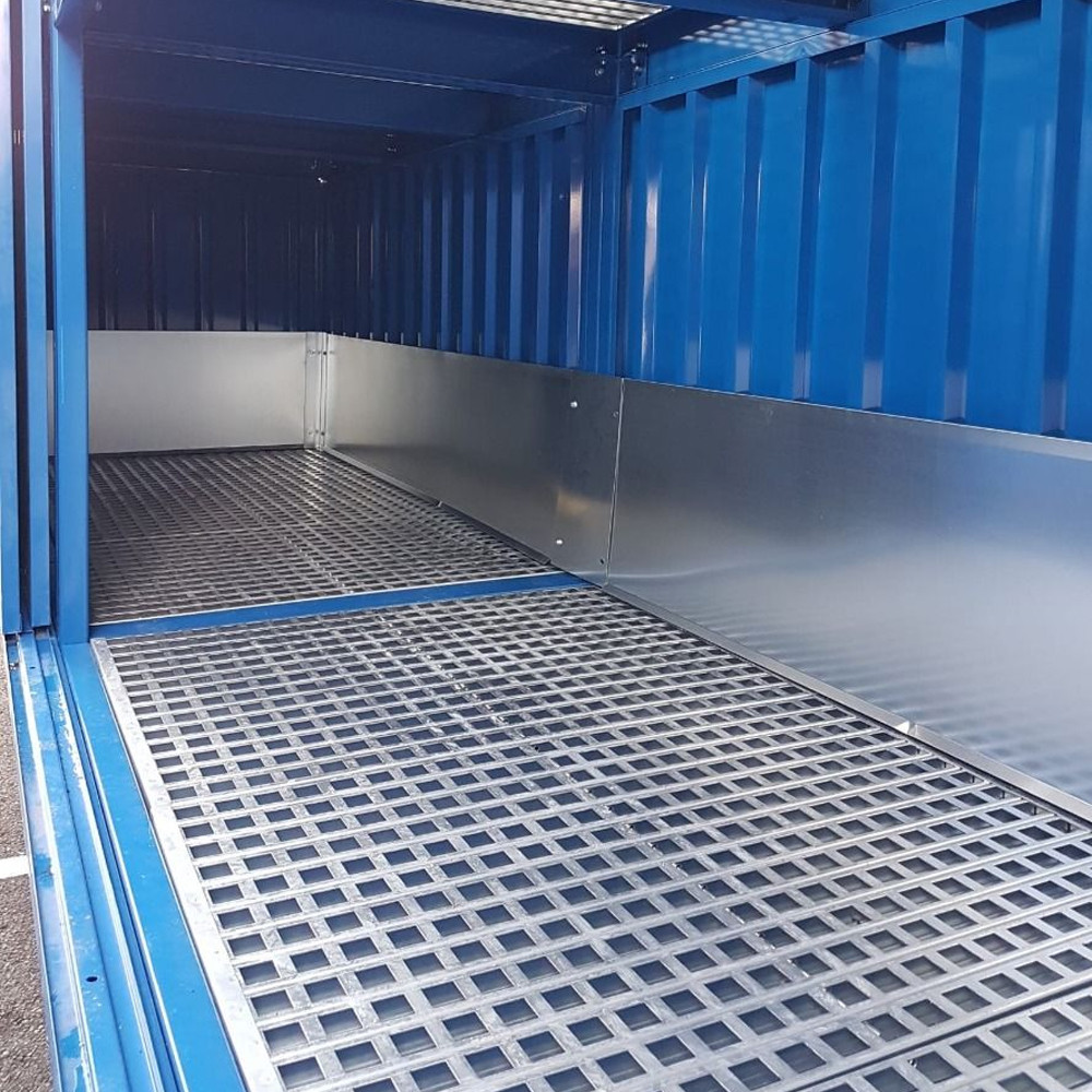 Steel Bunded Store for 8 IBC / 32 Drums