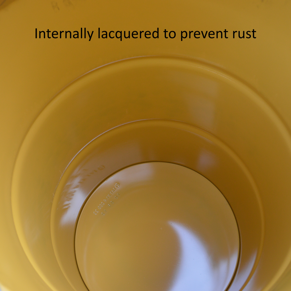 UN Tight Head Lacquered Steel Drum - 205 Litre / 45 Gallon 