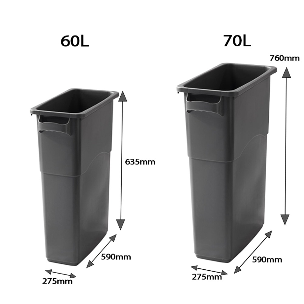 Simpler Recycling Orange Mixed Recycling Bin - Sustainabin