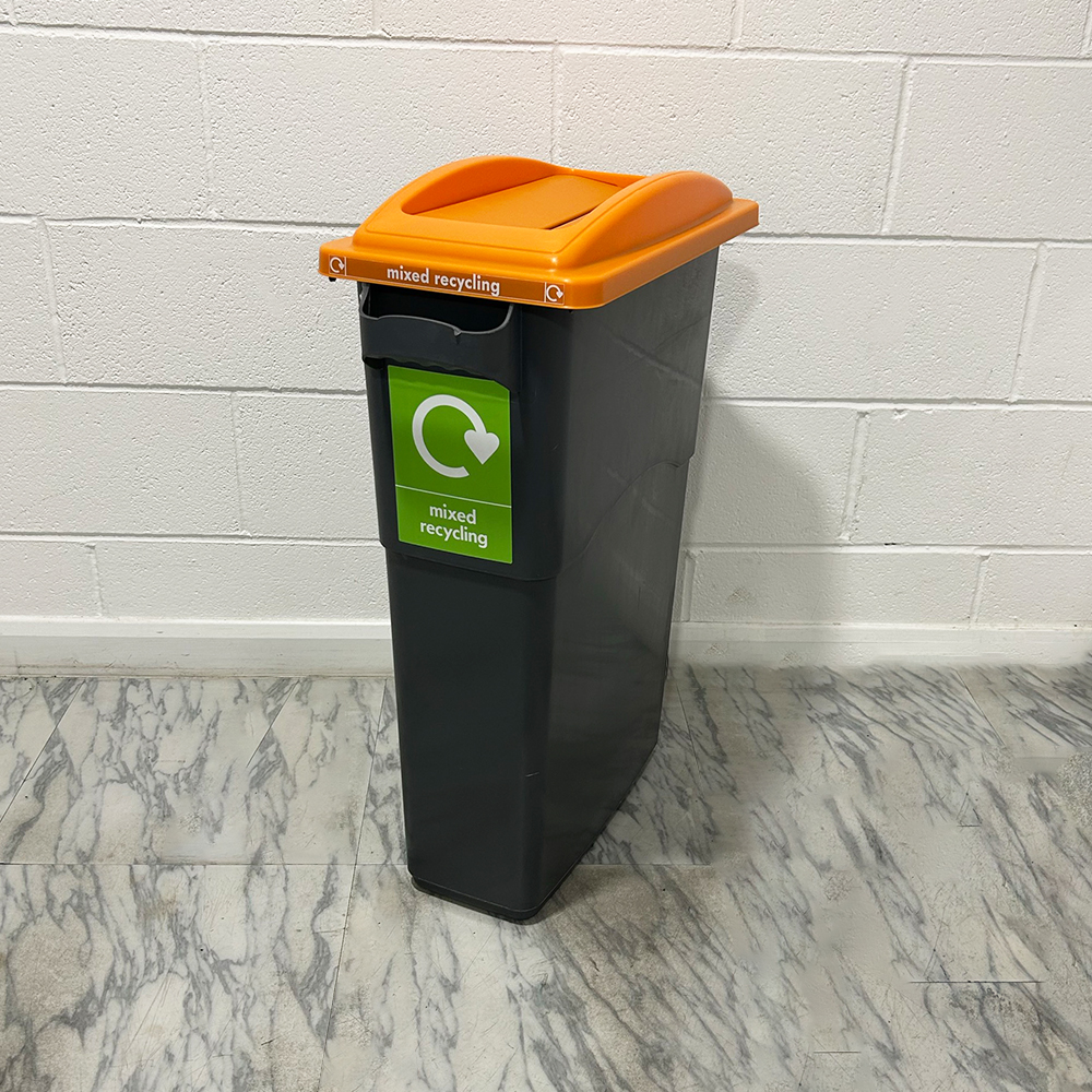 Simpler Recycling Orange Mixed Recycling Bin - Sustainabin