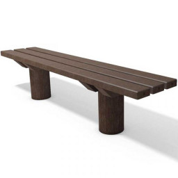 100% Recycled Plastic Taunus Forest Backless Bench