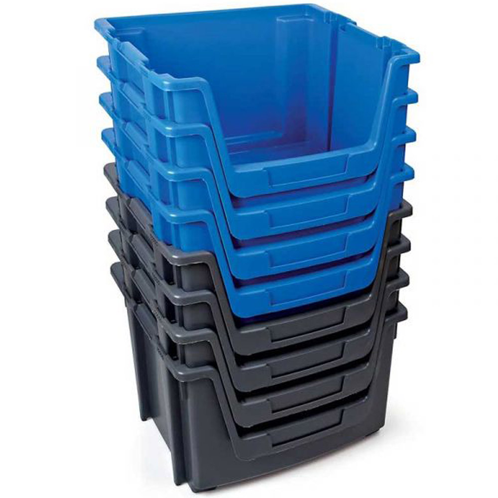 Stackable Open Fronted Plastic Pick Bins - 50 Litre