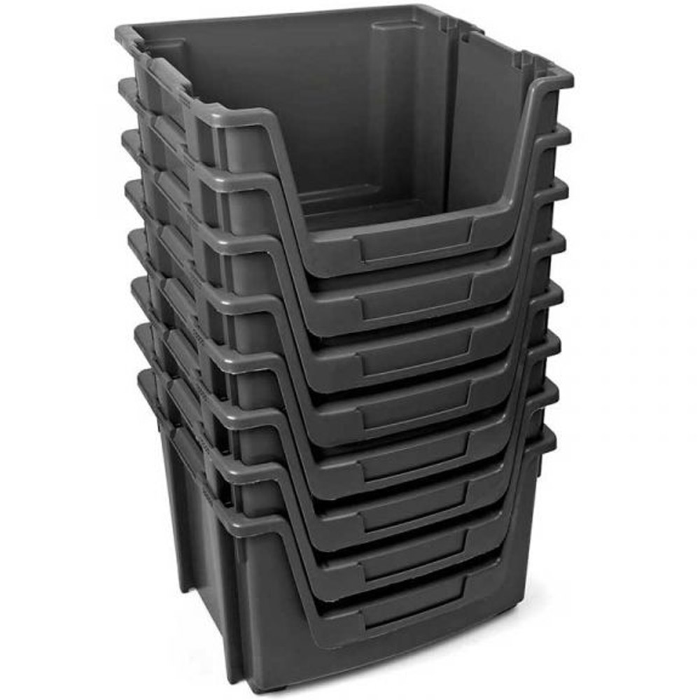 Stackable Open Fronted Plastic Pick Bins - 50 Litre