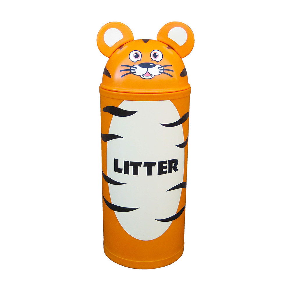 Animal Kingdom Tiger Litter Bin