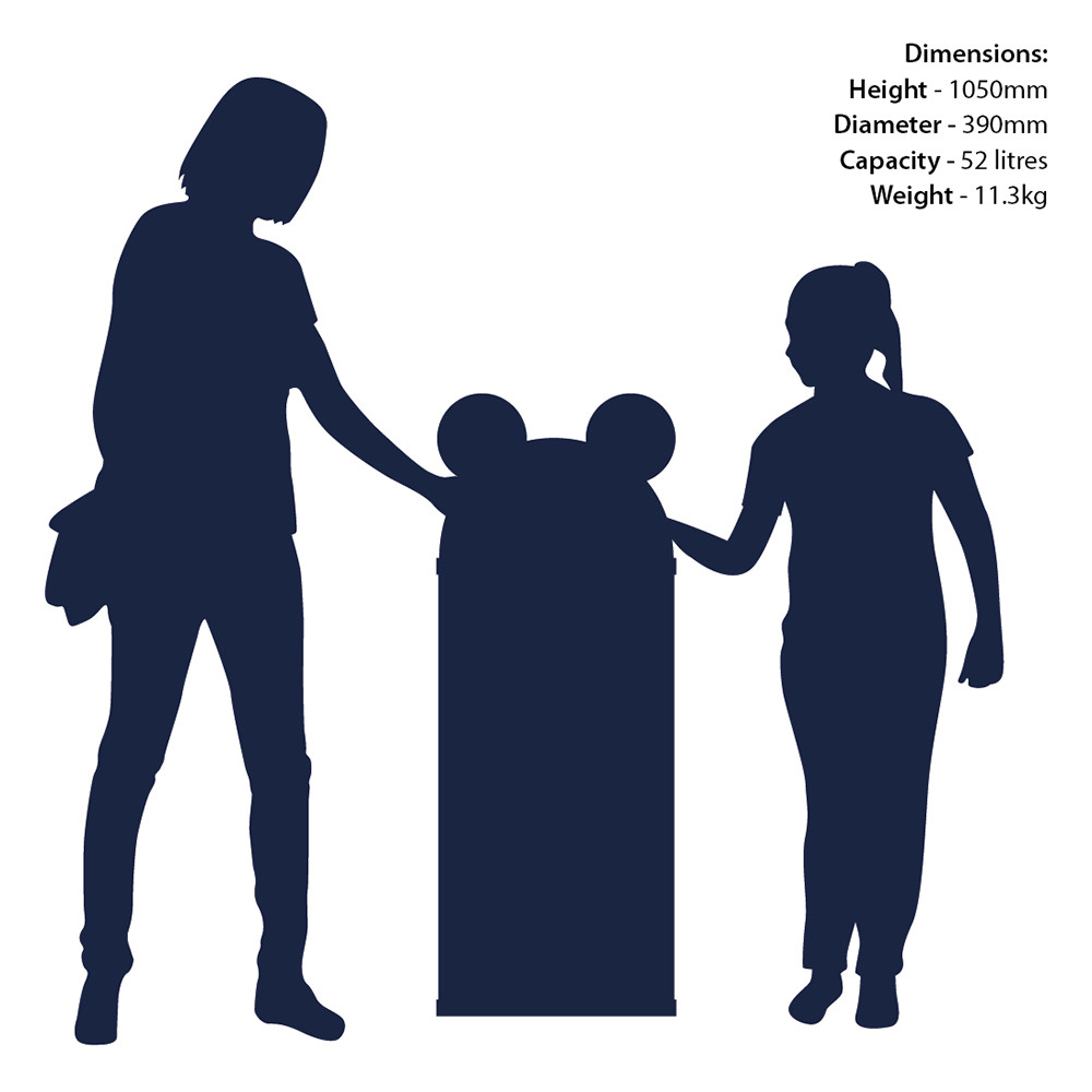 Animal Kingdom Tiger Litter Bin