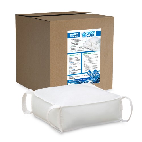 Flood Cube Sandless Sandbags - 20 or 40 Pack