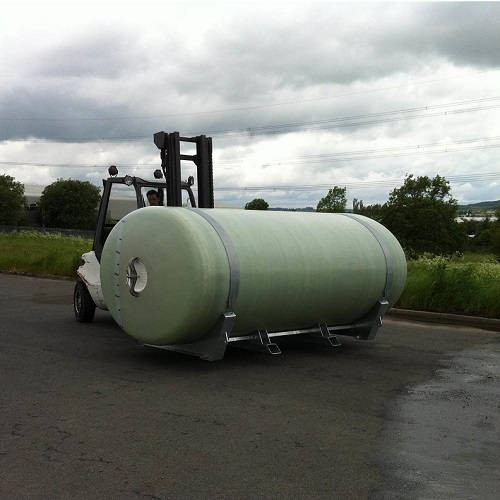 8000 Litre GRP Horizontal Transport Tank