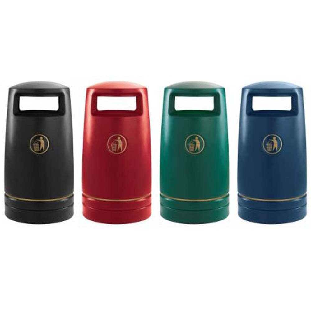 Trojan Litter Bin - 100 Litre Capacity - grouped