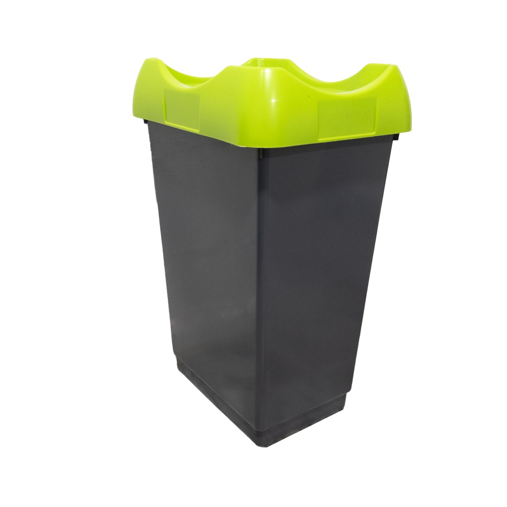 Set Of 3 Open Top Recycling Bins - 50 Litre - Clearance 
