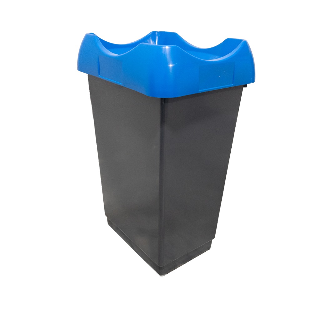 Set Of 3 Open Top Recycling Bins - 50 Litre - Clearance 