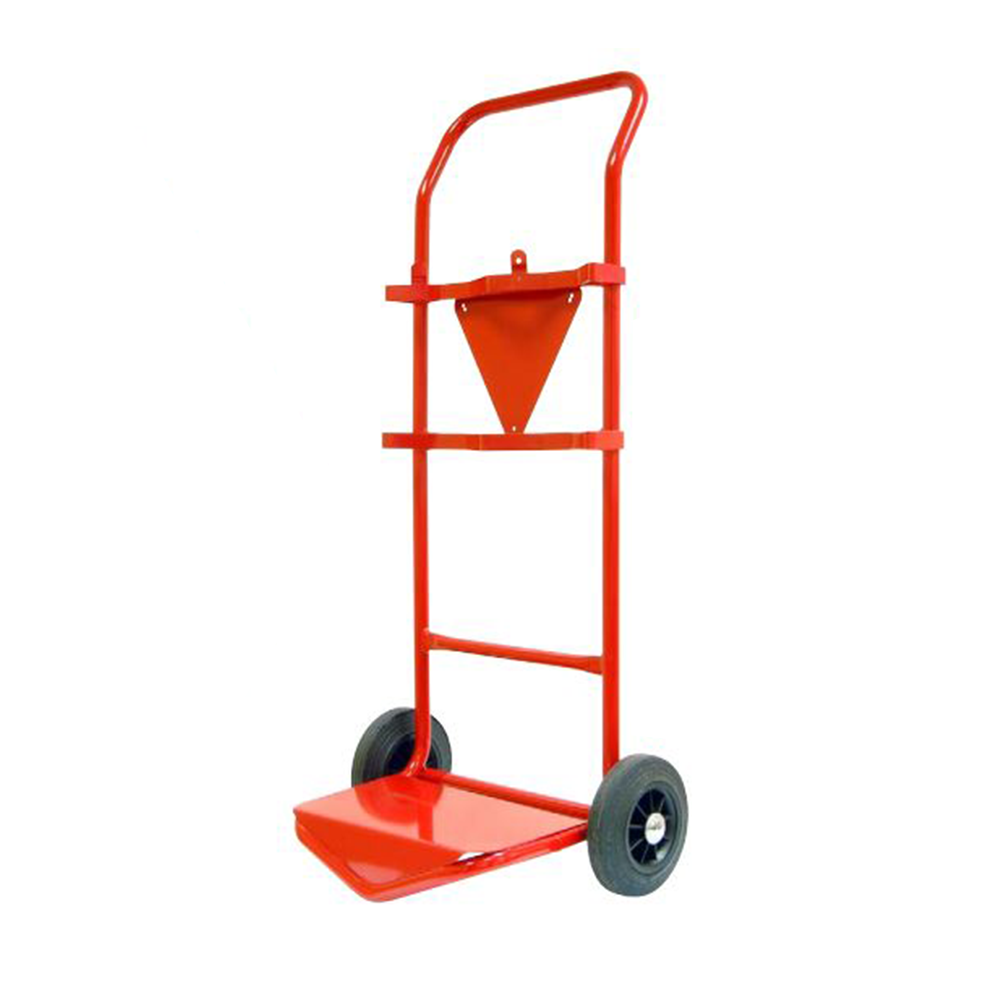 Double Fire Extinguisher Trolley with Bucket