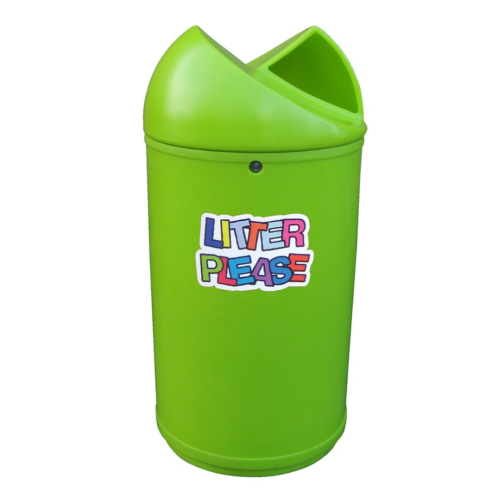 Twist Litter Bin with Litter Please Logo - 90 Litre