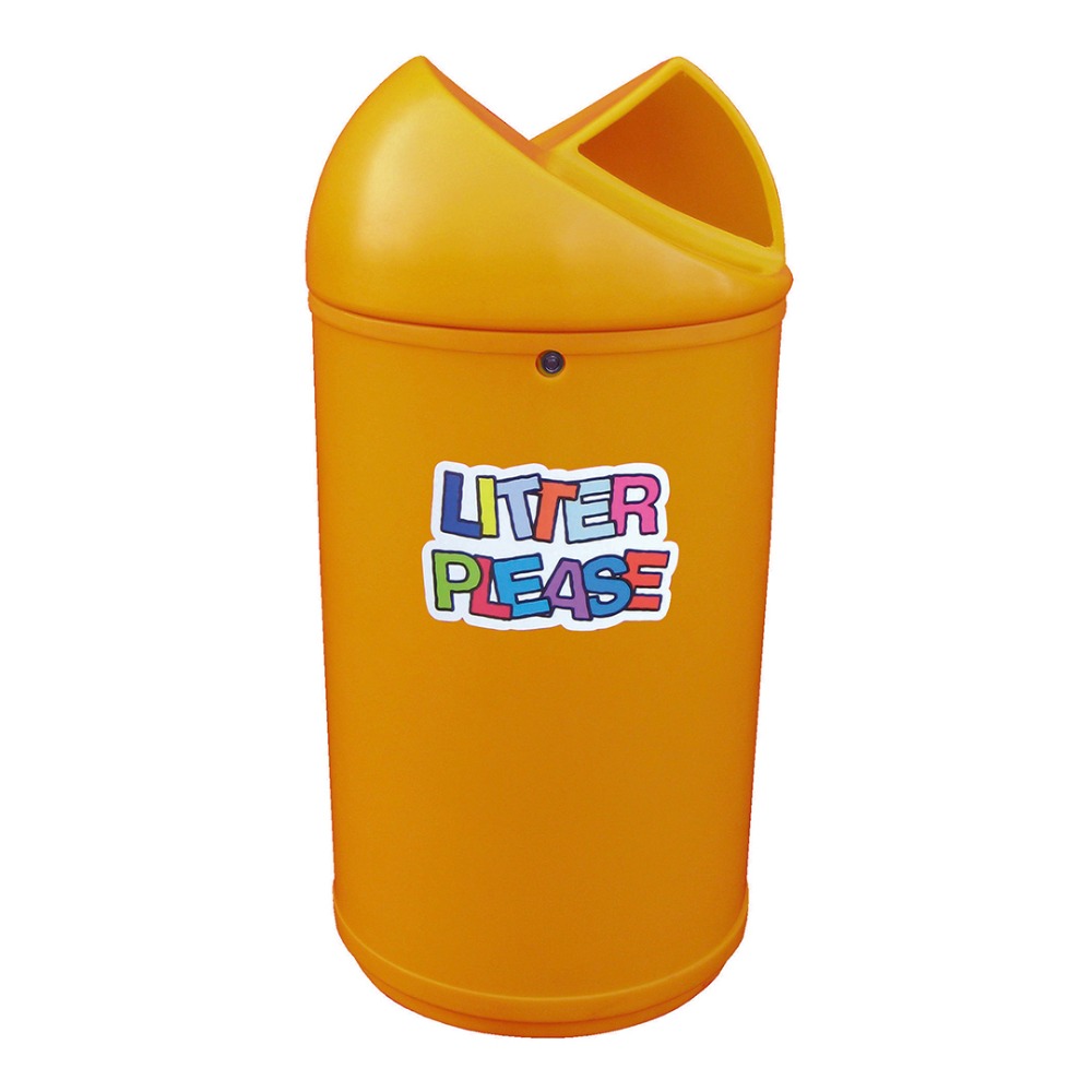 Twist Litter Bin with Litter Please Logo - 90 Litre