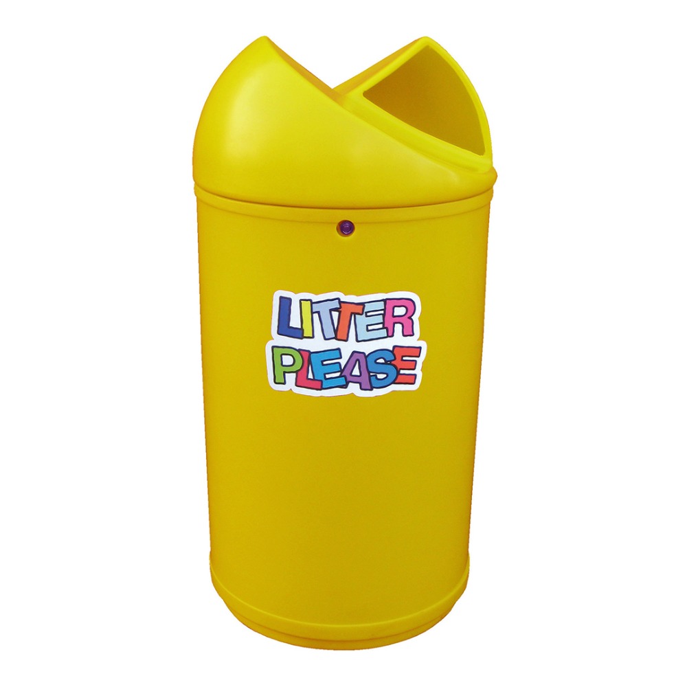 Twist Litter Bin with Litter Please Logo - 90 Litre