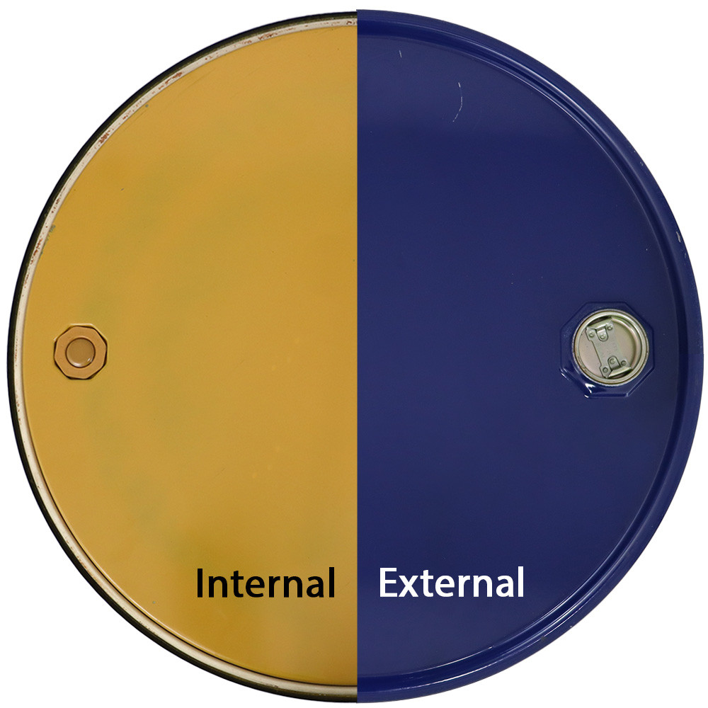 UN Open Head Lacquered  Steel Drum - 205 Litre / 45 Gallon 