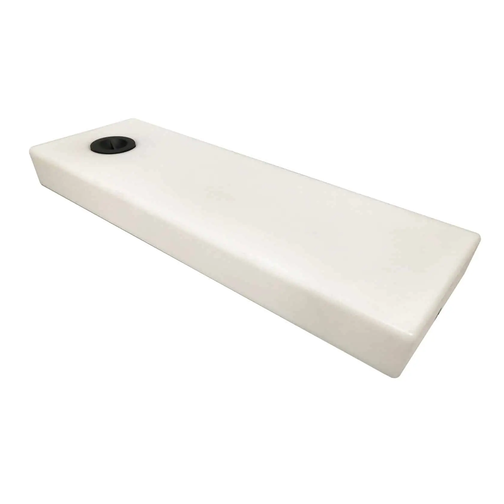 Translucent 51 Litre Low Profile Water Tank with threaded lid