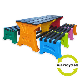Premier Table and Bench Set - 8 Seater