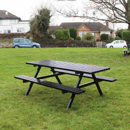 Anti-Vandal Picnic Table - lifestyle pic