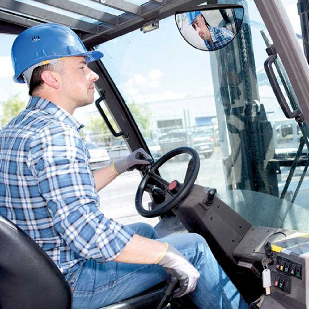 225 x 40 x 120mm P.A.S Forklift Truck Rear View Safety Mirror