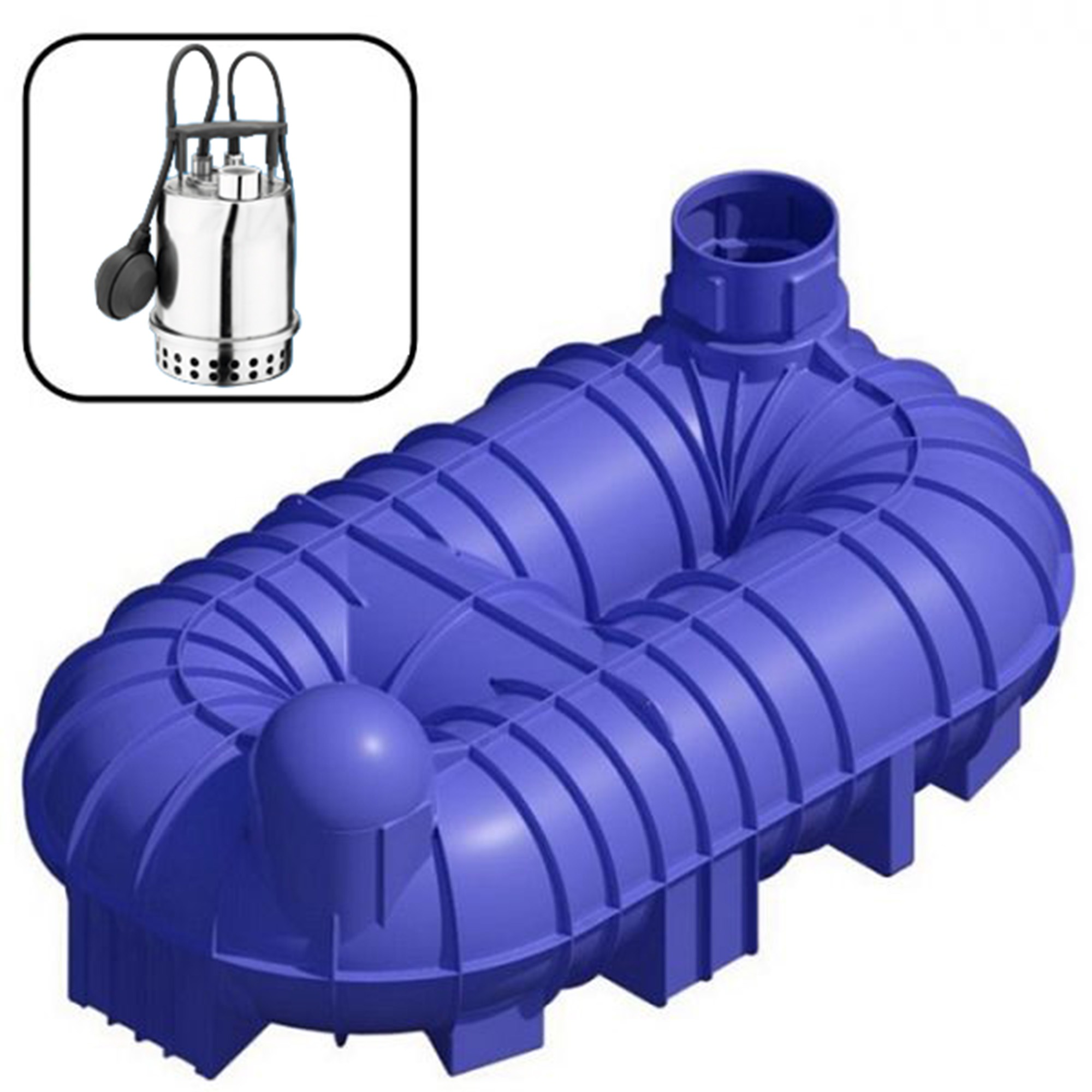 Economy Underground Rainwater Harvesting Garden System - 10000 Litres 