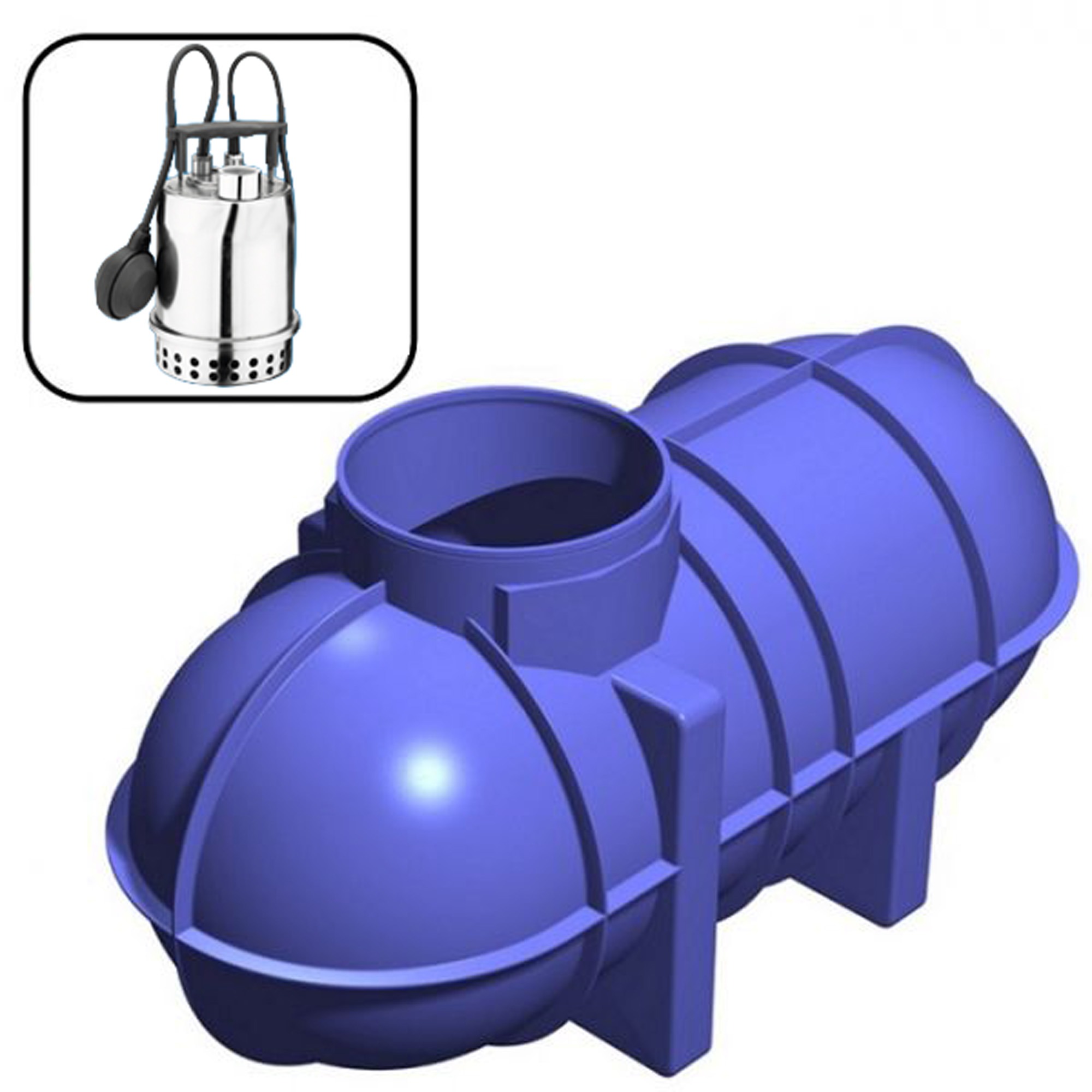 Economy Underground Rainwater Harvesting Garden System - 2600 Litres 