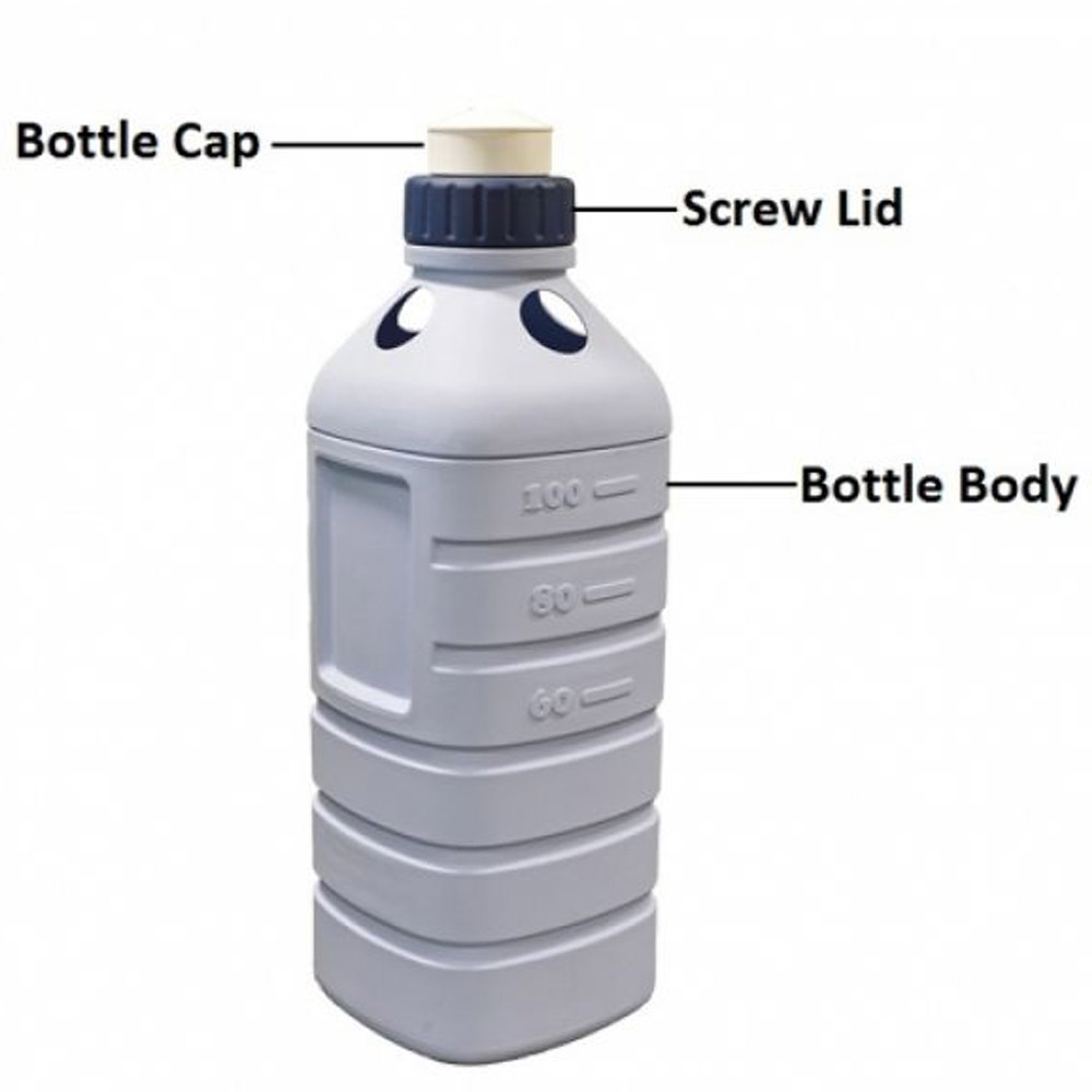 Water Bottle Recycling Bin - 90 Litre