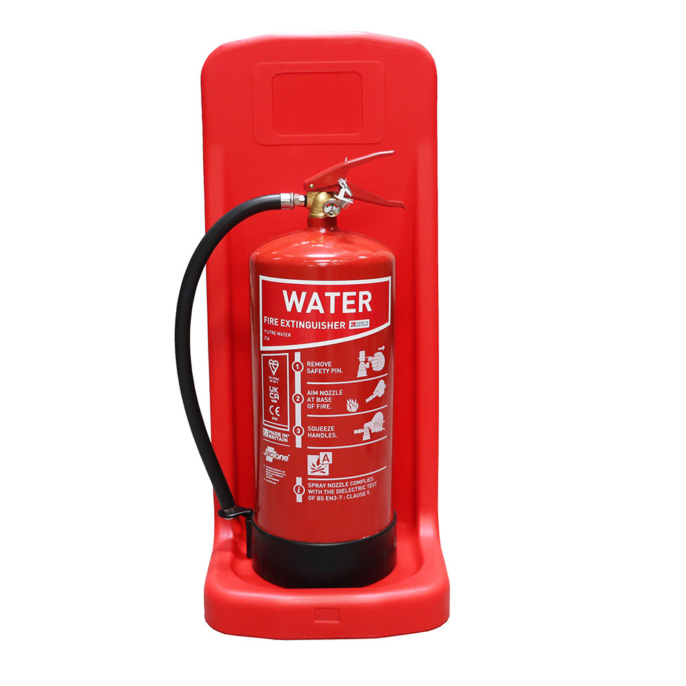 One Piece Extinguisher Red Stand - UK Manufactured