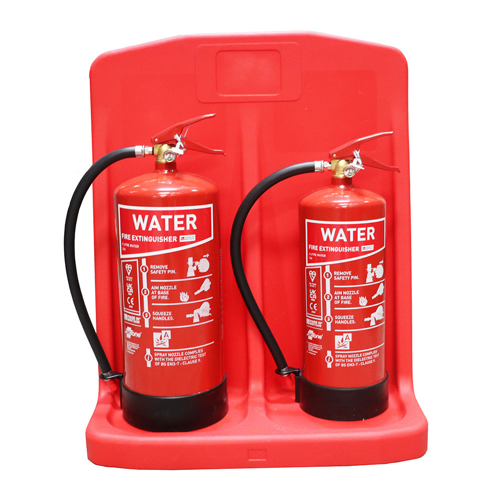 One Piece Extinguisher Red Stand - UK Manufactured