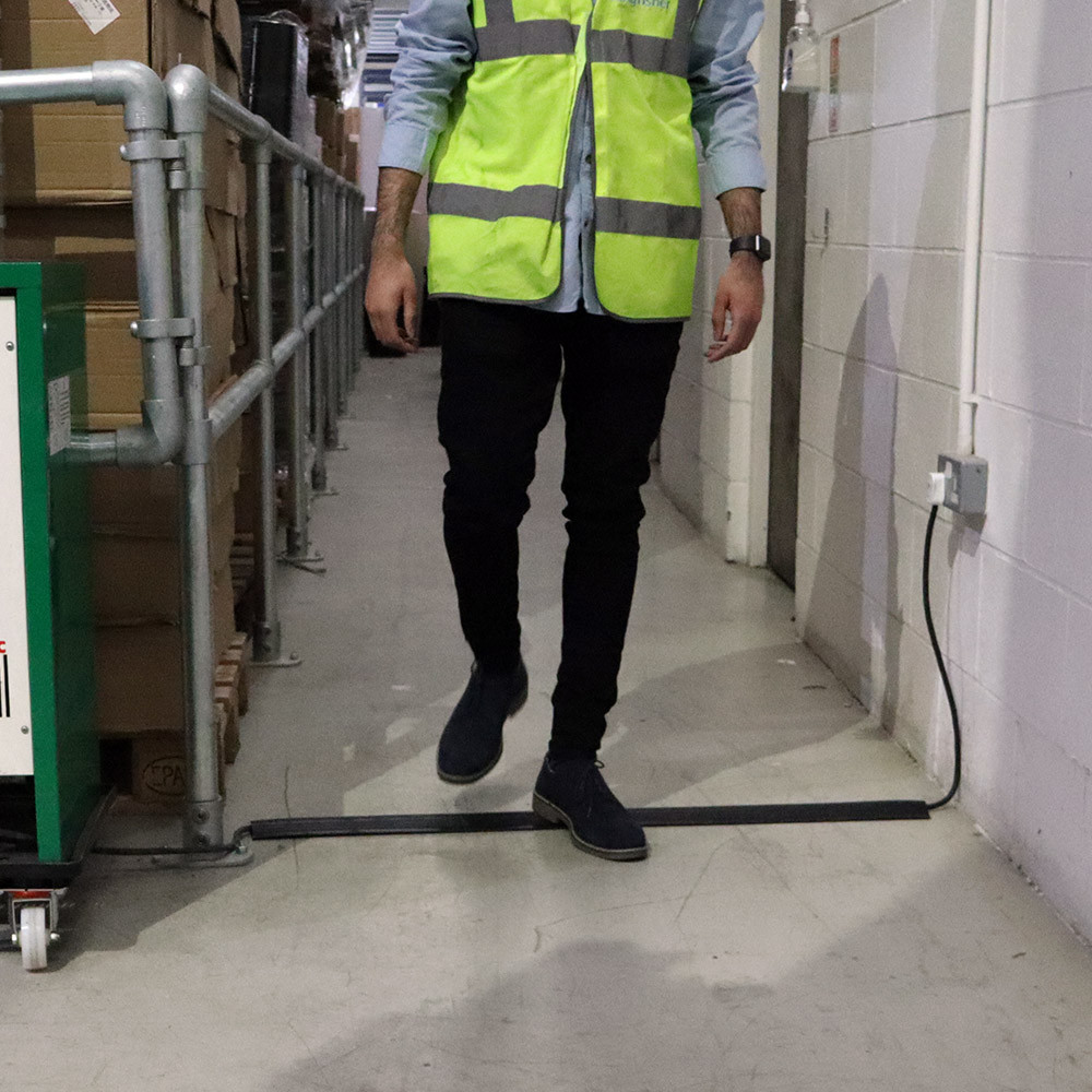 CableGuardX Cable Protector Across Walkway