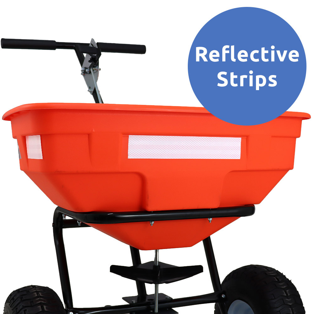 Pro Gritter Salt Spreader - Reflective Strips